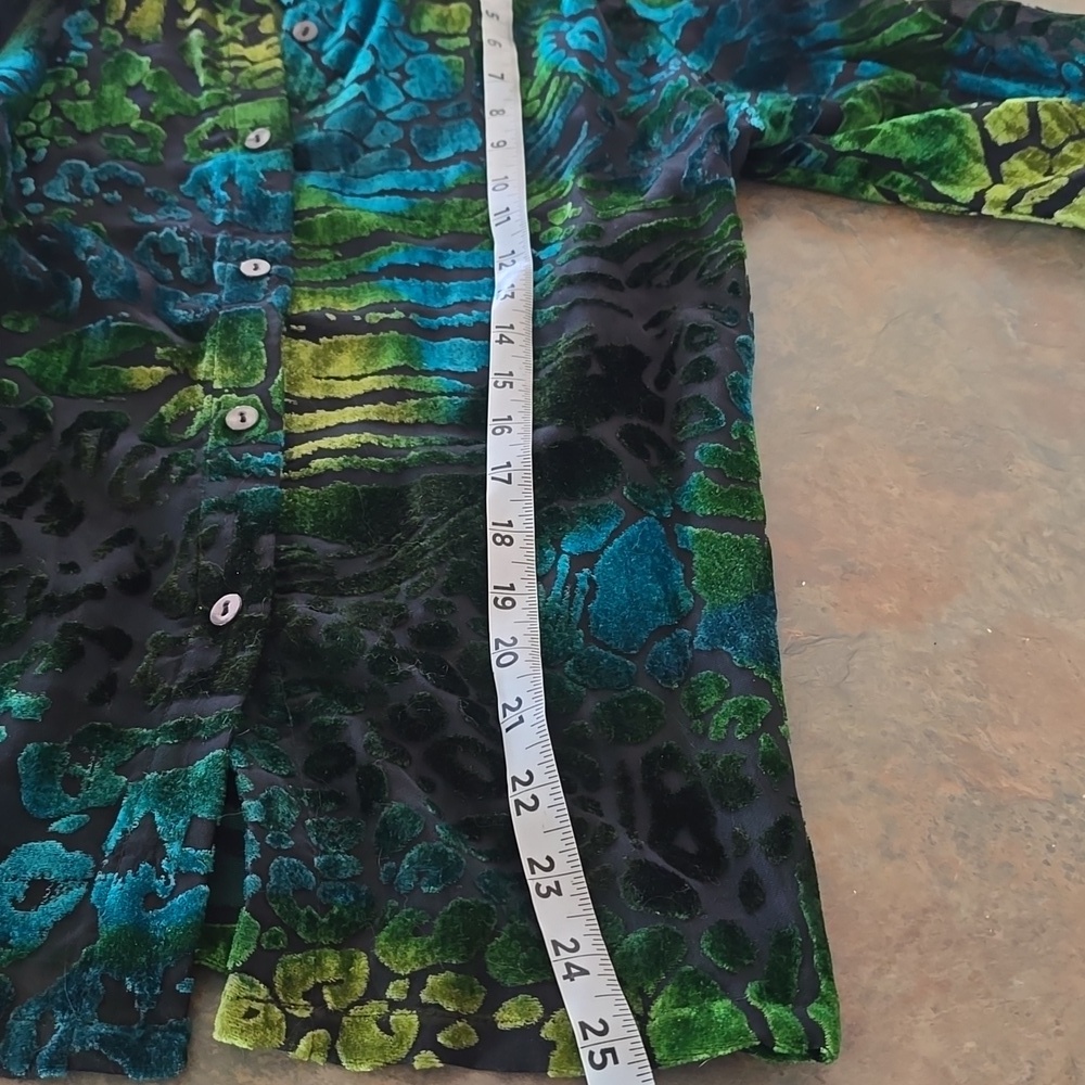 White Stag Multicolor Blouse - Green and Blue - Picture 6 of 8